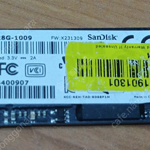 중고m2. ssd128g sandisk