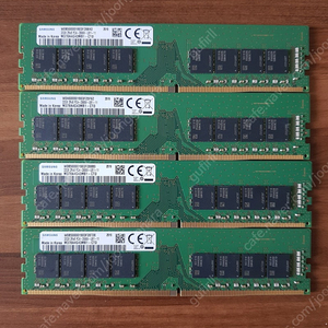 삼성 DDR4 32G 양면 메모리 2개 팝니다.