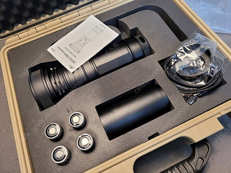 ELF DIVE Helios pro22000 다이빙 랜턴--1