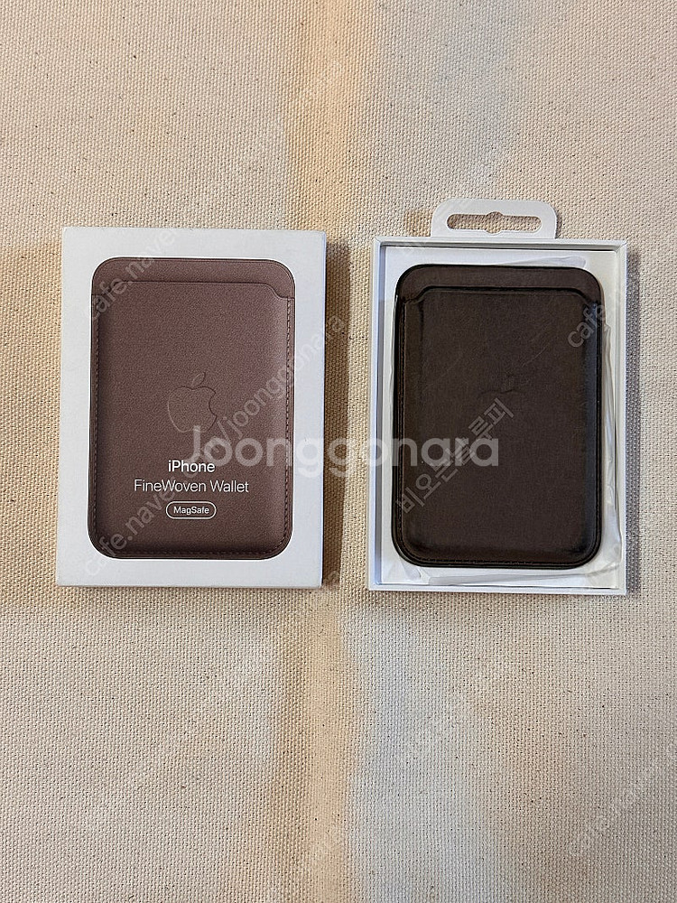 애플 정품 맥세이프 카드지갑 파인우븐 판매해요--0