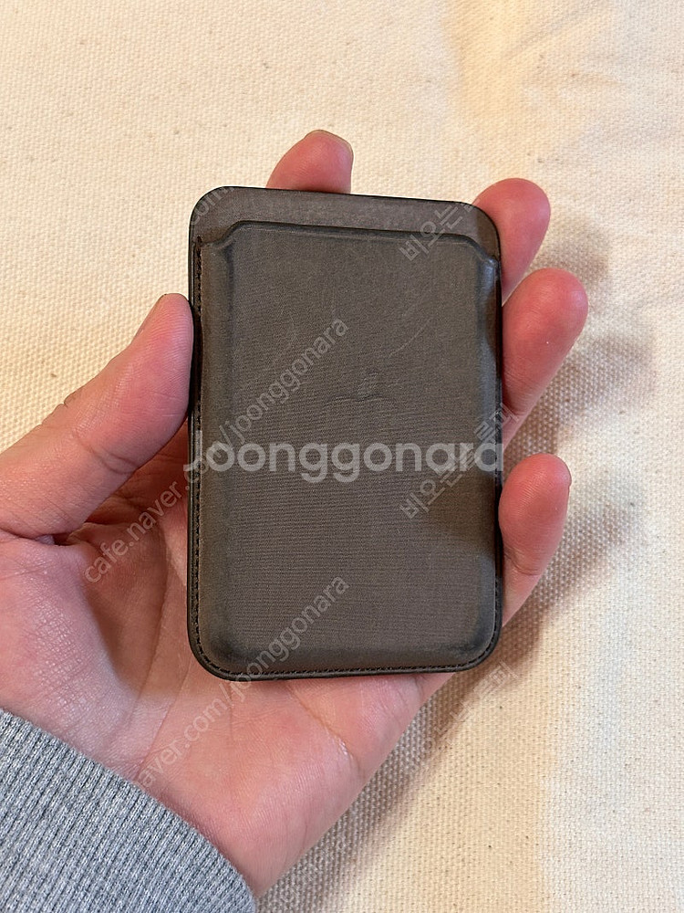 애플 정품 맥세이프 카드지갑 파인우븐 판매해요--2