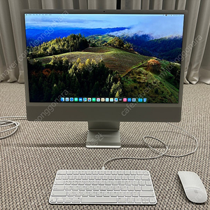 아이맥 iMac 24인치 M3 실버 4포트 10코어 24G 2TB 최대옵션 고급형 풀박스