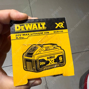 (미개봉)DeWALT 디월트 20v 6ah 밧데리 6암페아 DCB186