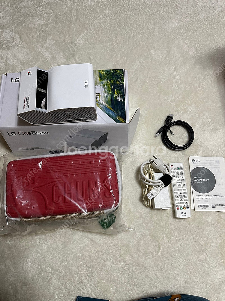 캠핑용 LG 시네빔 PH55HT 빔프로젝터 운포23만 ...--1