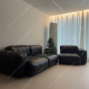 Hay mags sofa 3seater black leather