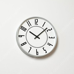 일본 램노스 Lemnos Eki Clock 무소음 벽시계