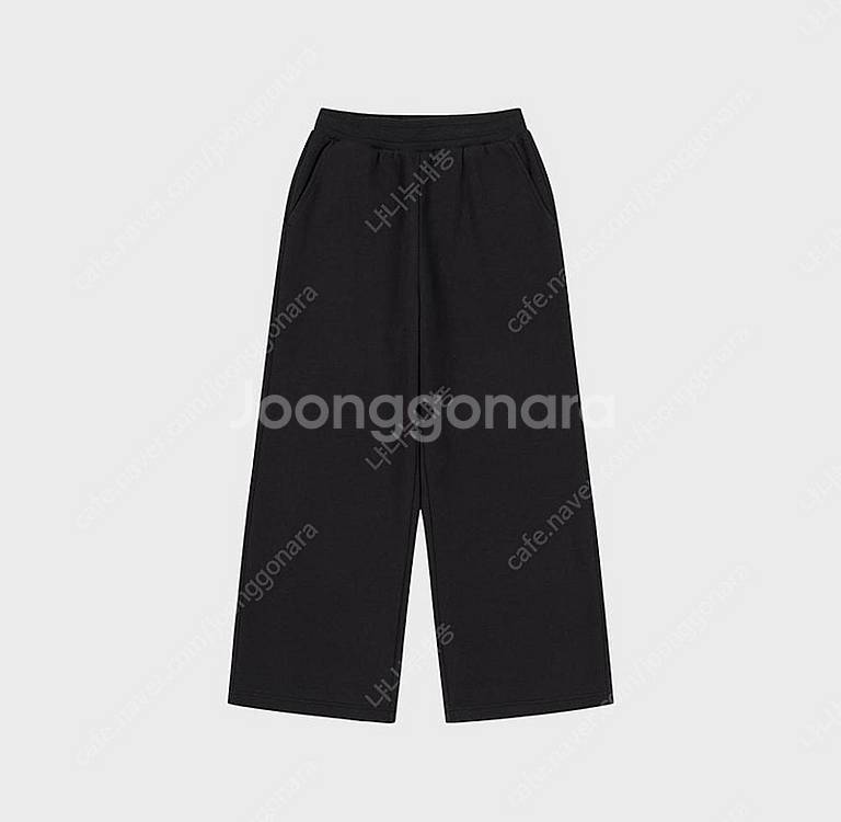 탑텐키즈 소프트 테리 와이드 팬츠 바지 블랙 150 (...--0
