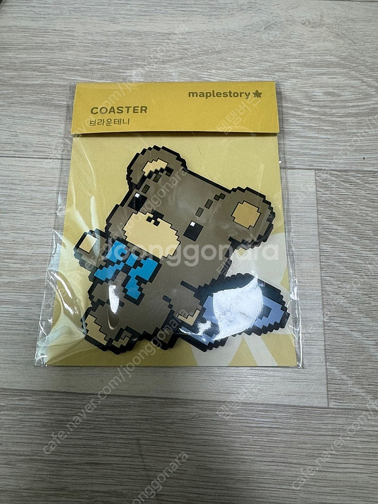 메이플스토리 브라운테니 컵받침(코스터)--0