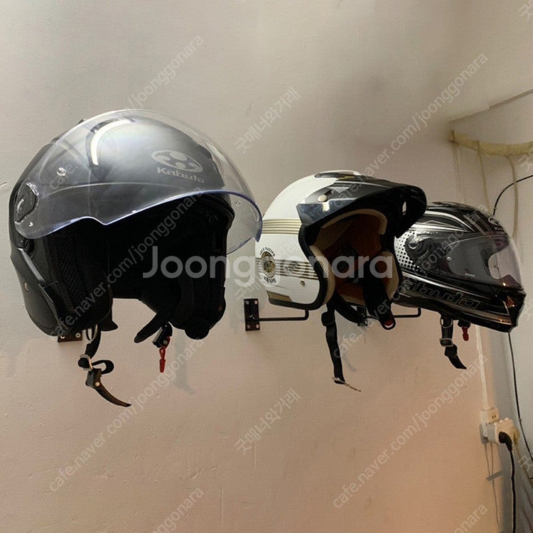 오토바이 자전거 헬멧 걸이 메탈 브라켓--2