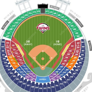 3/23(일) 엘지vs롯데 / 3루 블루석 / 2연석/