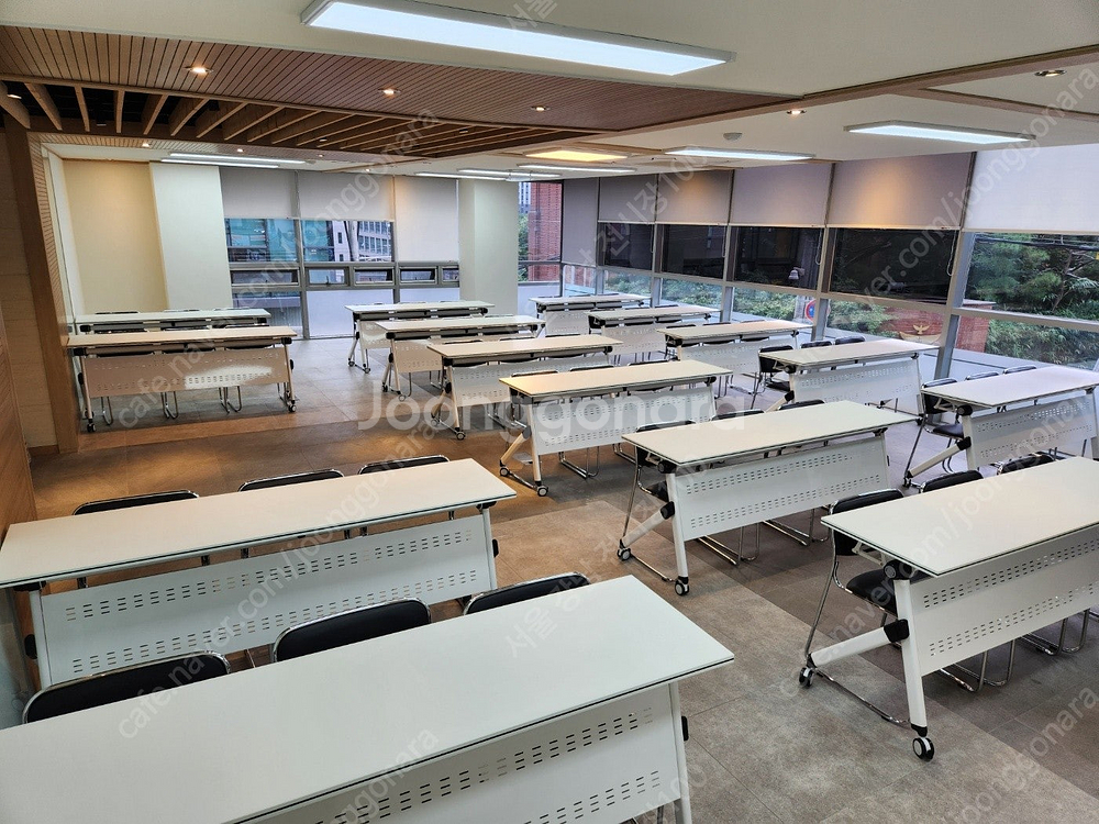강의실책상 학원용책상 세미나테이블 회의테이블 연수용테이블 접이식테이블 서울전시장--9