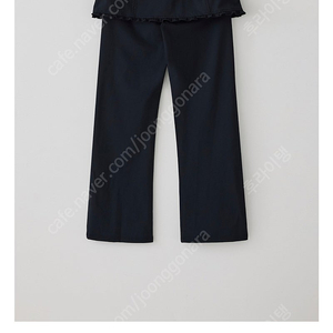 타낫 셔링 레이어드 팬츠 S 새상품 T/T Shirring layered pants (black)