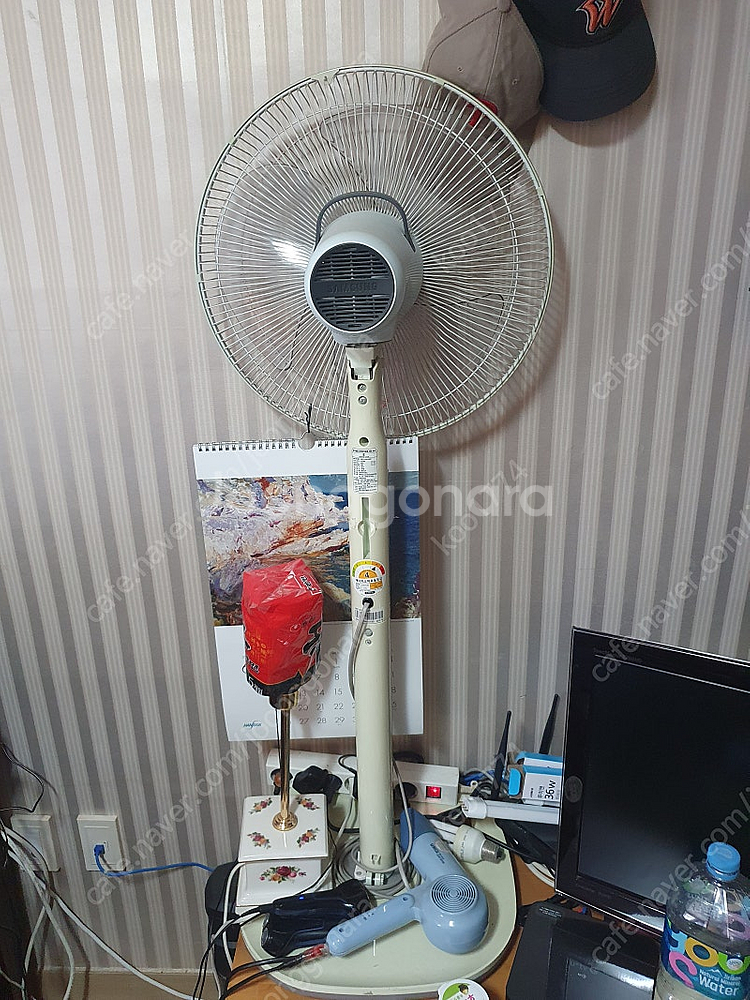 삼성 스탠드형 선풍기 팝니다--0