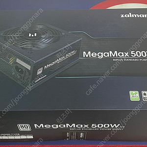 [미개봉] 잘만 MegaMax 500W 80PLUS 파워