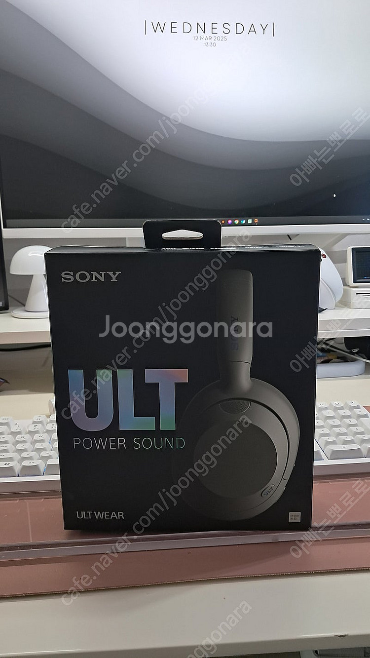 소니 ULT wear 블루투스 노캔 헤드폰, 화이트 미...--0