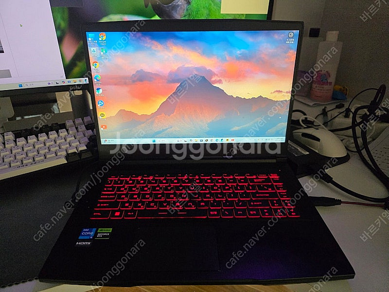 MSI GF63 씬 12VE 지포스 RTX 4050 블...--0