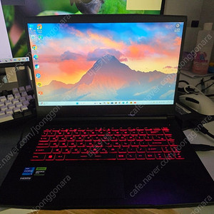 MSI GF63 씬 12VE 지포스 RTX 4050 블랙 약 15.6인치에 해당함 • 코어i5 • 512GB • 16GB • Free DOS