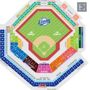 삼성 vs 키움 3/23일 1루 원정응원석