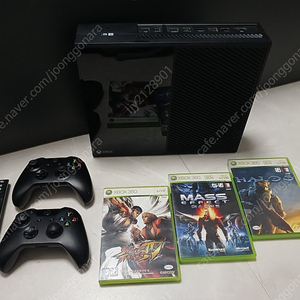 Xbox One (컨트롤러2개)(게임3개)(리모컨)