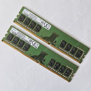 삼성 2x 8GB PC4-2400T 1Rx8 DDR4 M378A1K43CB2-CRC 2만9천 (배송비포함, 무료배송)