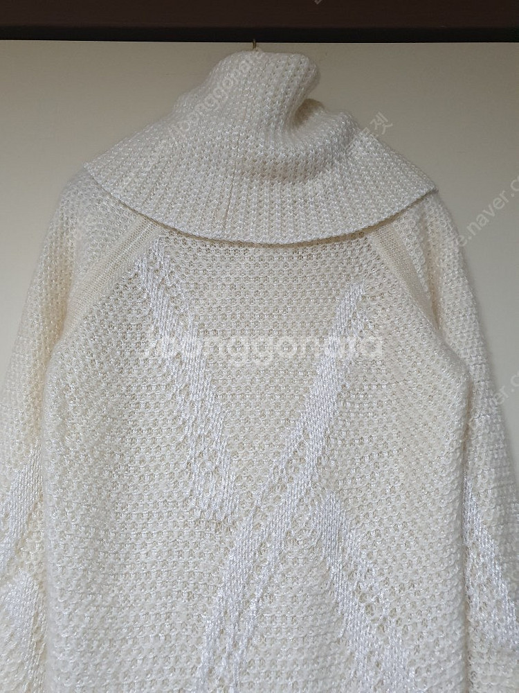 샤넬 CHANEL 아이보리 글리터링 터틀넥 니트 (42...--9