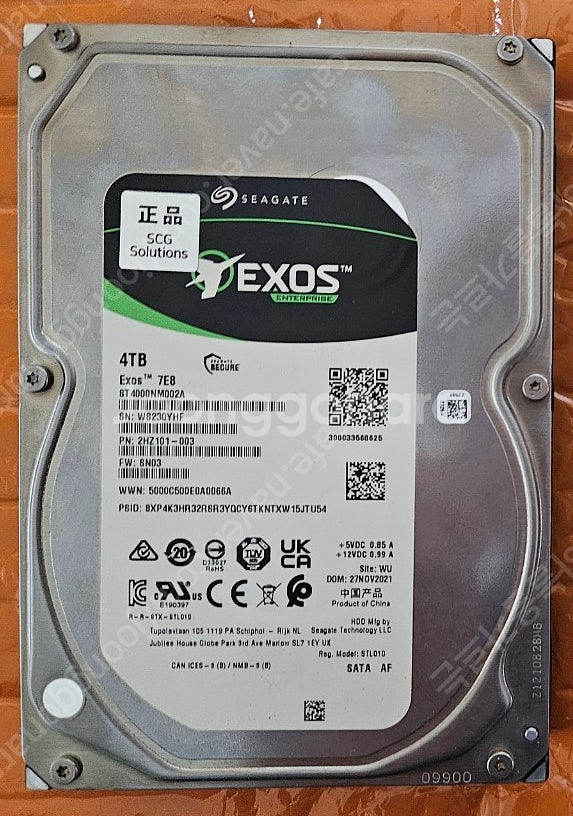 시게이트 exos 4테라 하드 4tb hdd--0