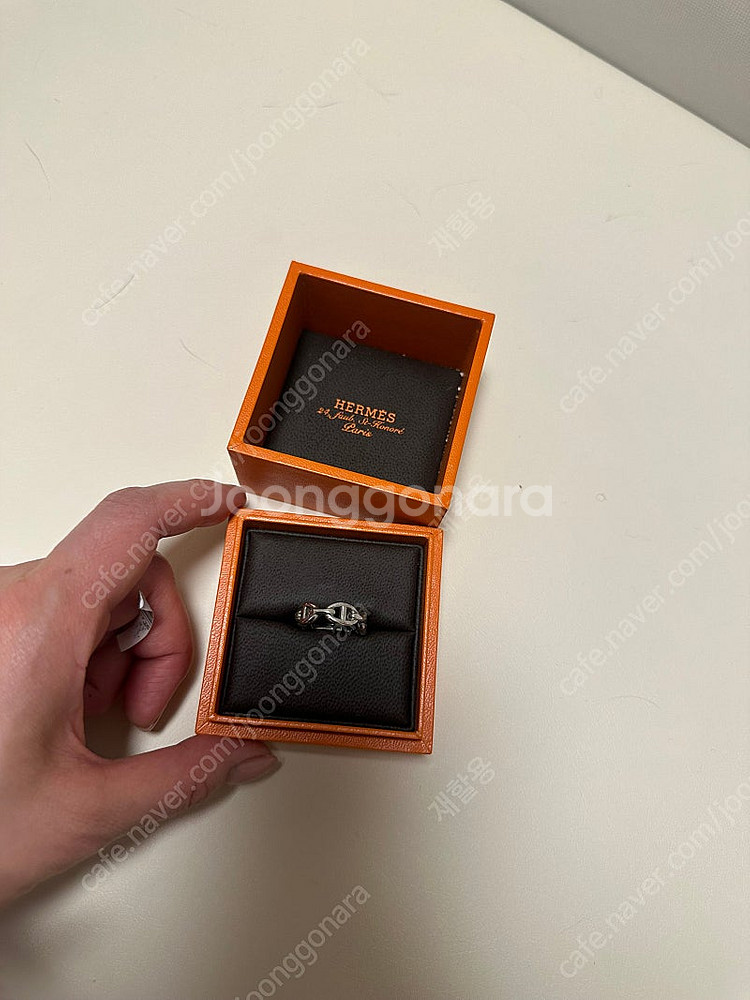 에르메스 샹달반지(정품)--0
