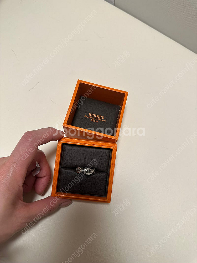 에르메스 샹달반지(정품)--1