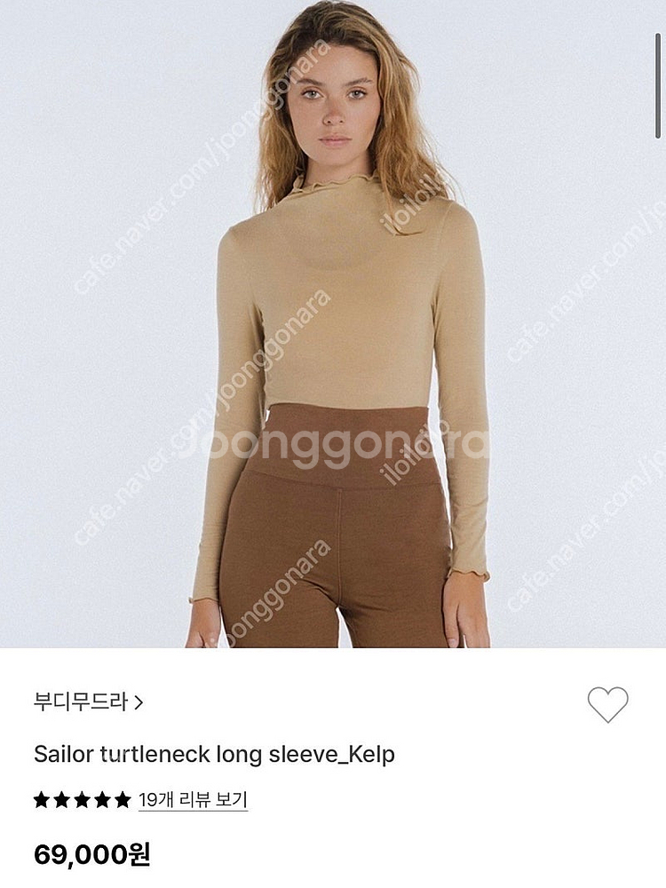 부디무드라 터틀넥탑 새상품--0