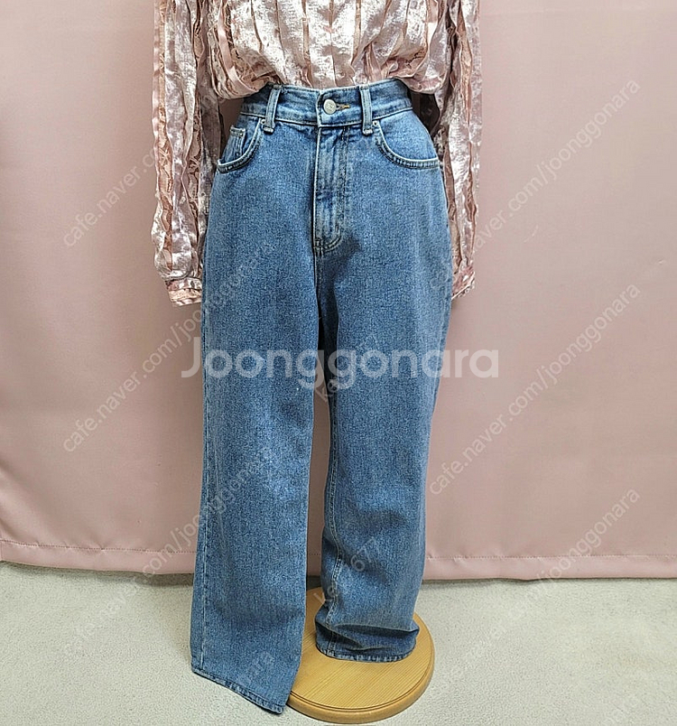 1.베이지보울 중청 데님팬츠 청바지 2.메리노 캐시미어 퍼플 가디건--5