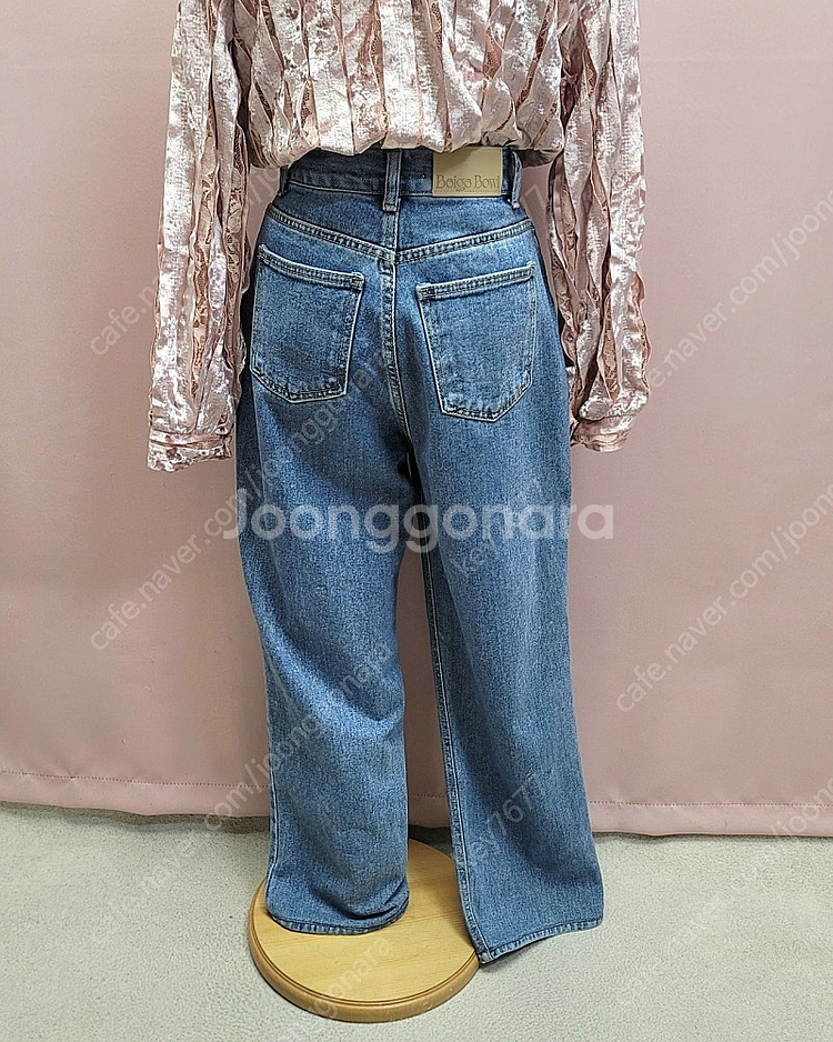 1.베이지보울 중청 데님팬츠 청바지 2.메리노 캐시미어 퍼플 가디건--8