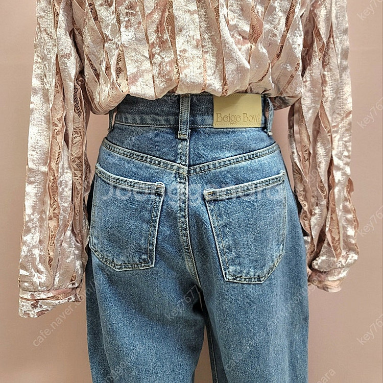 1.베이지보울 중청 데님팬츠 청바지 2.메리노 캐시미어 퍼플 가디건--9