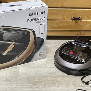 삼성전자 VR10R7220W1 로봇청소기 정상작동 리모컨 포함