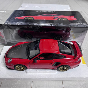 1:18 미니챔프 포르쉐 911GT2RS 997 레드 다이캐스트 판매