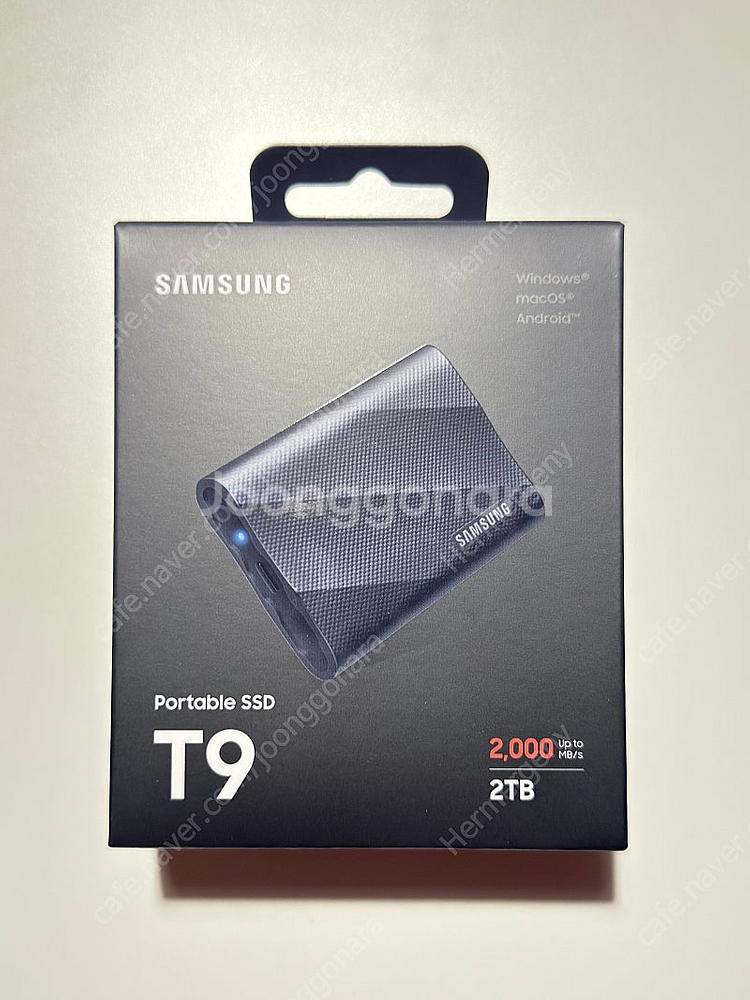 (정품/미개봉) 삼성 SSD T9 2TB 판매합니다--0