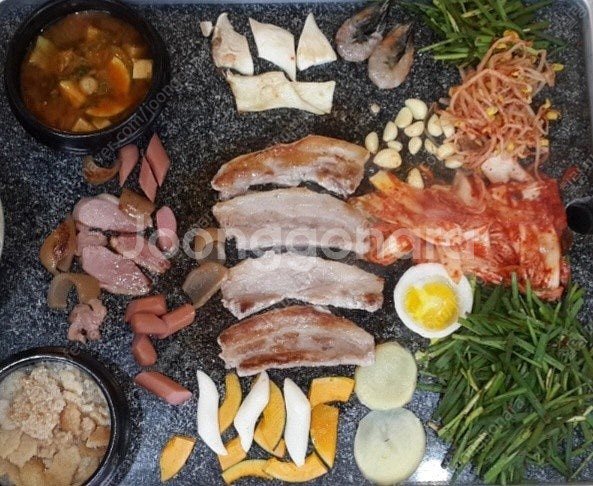 돌판구이 도자기불판 조개구이--1