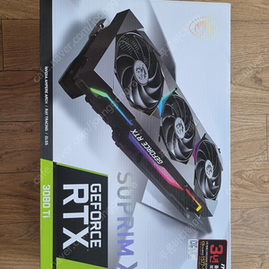 msi 3080ti 슈프림 x 12g 풀박팜 영수증유