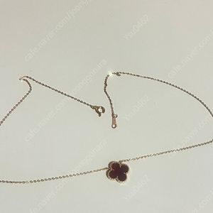 18k 목걸이 클로바