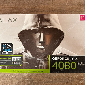 갤럭시 RTX 4080 SUPER SG 화이트 새상품 팝니다.