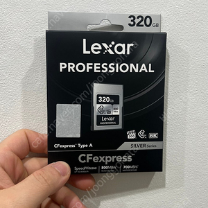 미개봉 새제품 Lexar PROFESSIONAL CFexpress TypeA SILVER Series 320GB