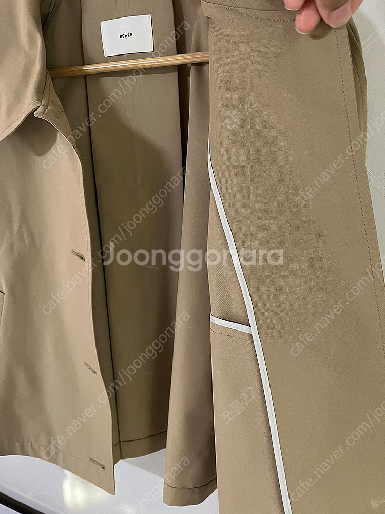 새상품) 보웬 숏 트렌치코트--3