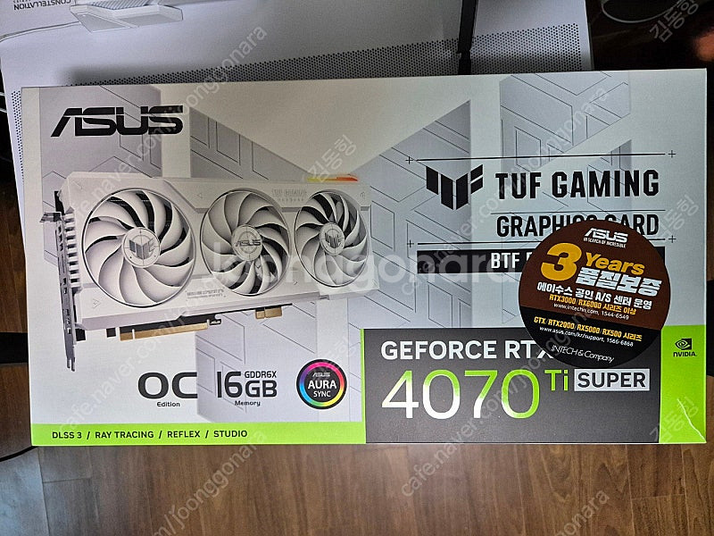 RTX 4070 TI SUPER 16GB BTF 그래픽...--0