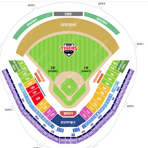 (광주) 3/22(토) 개막시리즈 기아(KIA) vs 엔씨(NC) 1루 좌석 양도
