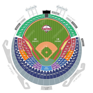 23일(일) 엘지 롯데 LG 1루 / 3루 오렌지석