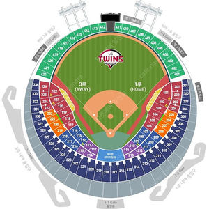 3/27 잠실 야구장 1루 오렌지석 205블럭 한화 LG 2연석 통로석 양도합니다. 엘지 응원석 -안전결제 가능-