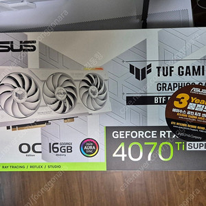 RTX 4070 TI SUPER 16GB BTF 그래픽카드 새상품