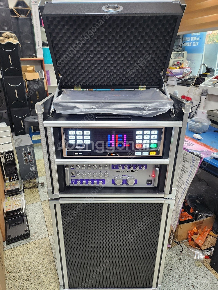 [세제품 일체형 이동식 노래방기계]노래방 세트 판매 [블루투스 및 녹음,악보 등등]--2