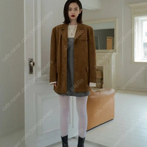 오버듀플레어 스웨이드 자켓
