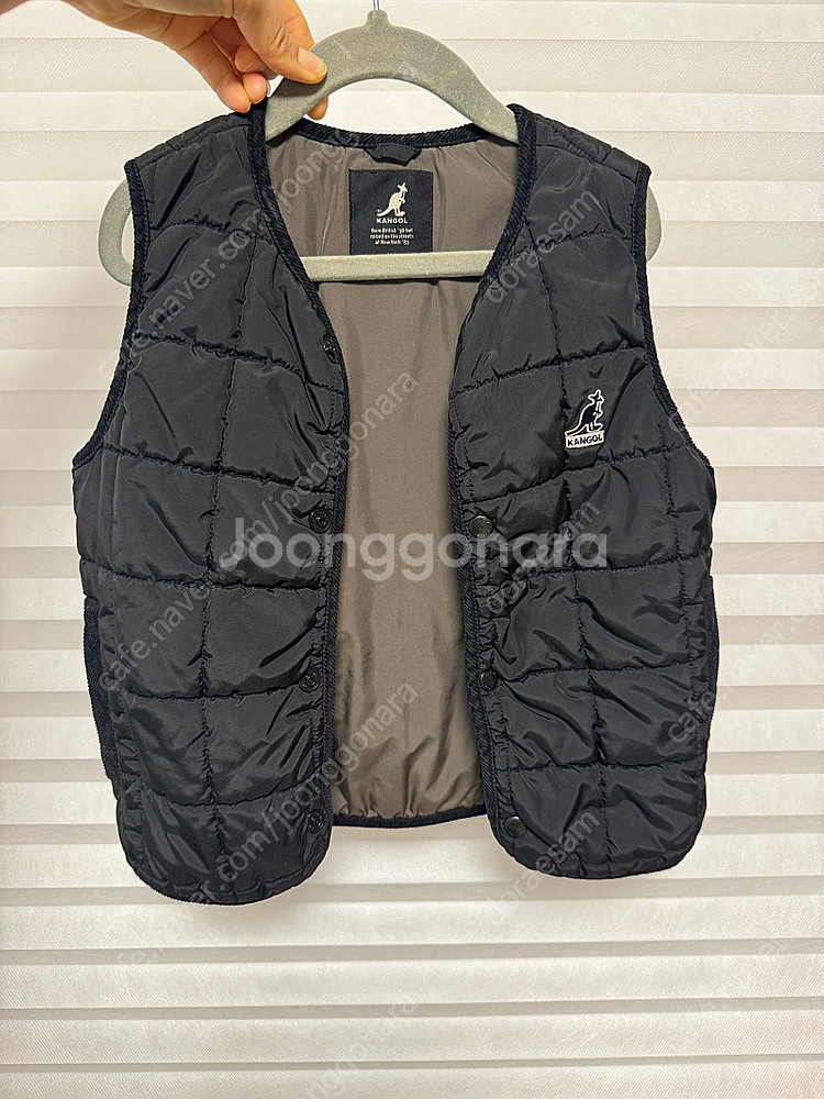 캉골 키즈 조끼 110--0