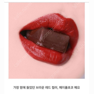*한정판* 슈에무라 초콜릿 립스틱: 메이플 초코